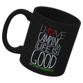 I Love Camping In The Woods White Coffee Mug